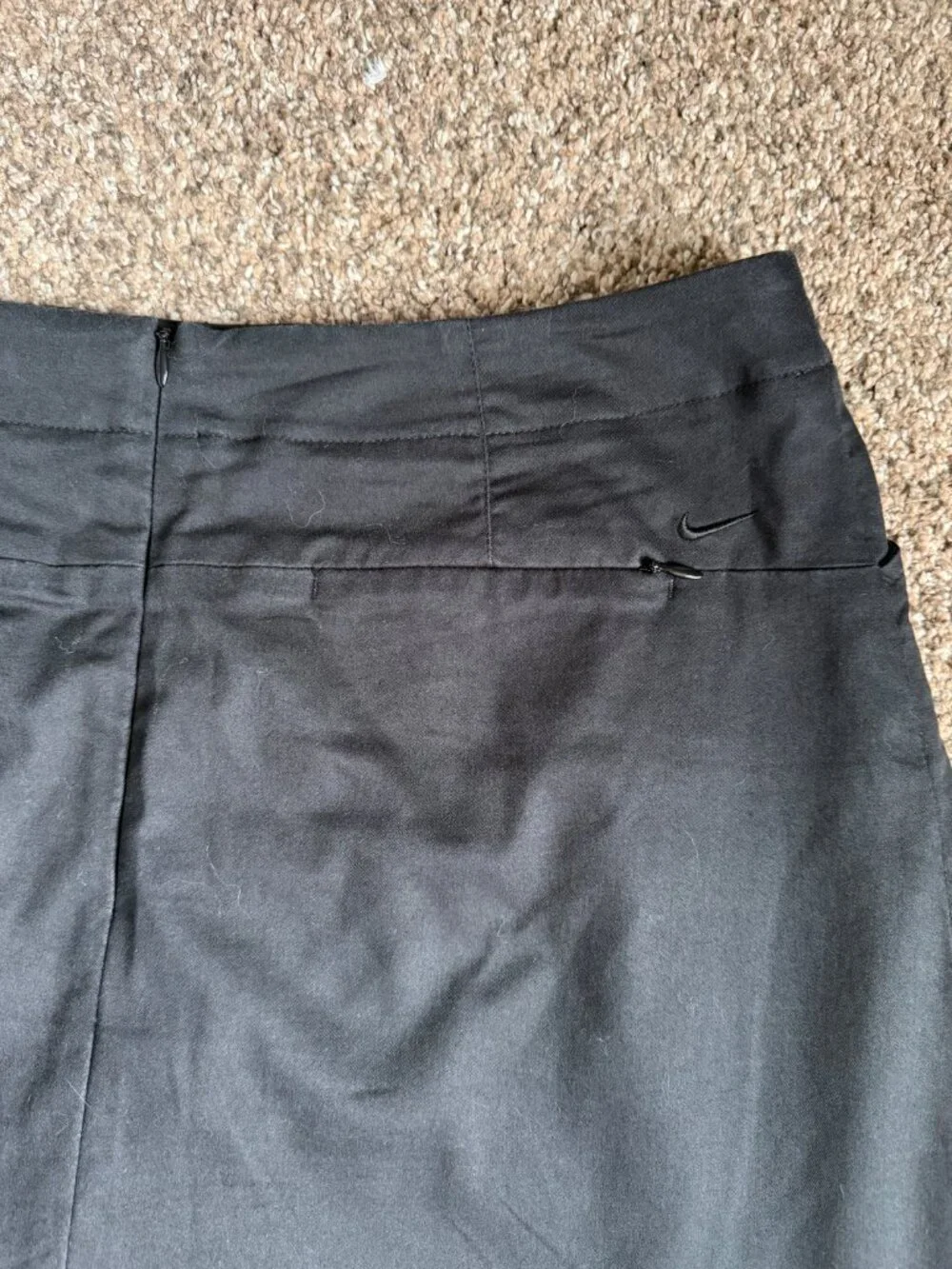 Nike Golf Black Dri-FIT Skort Skirt Athletic Women's Medium 17" Length - Picture 10 of 12